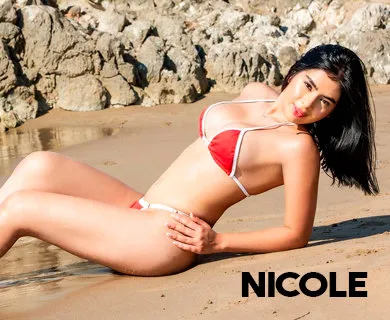 Nicole, ragazza escort Barcellona a primo piano