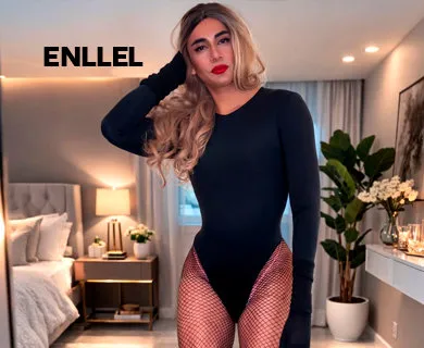 Enllel, escort trans in primo piano a Barcellona