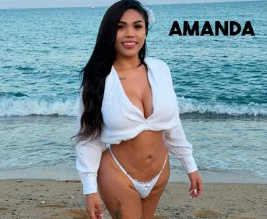 Amanda , escort trans in primo piano a Barcellona